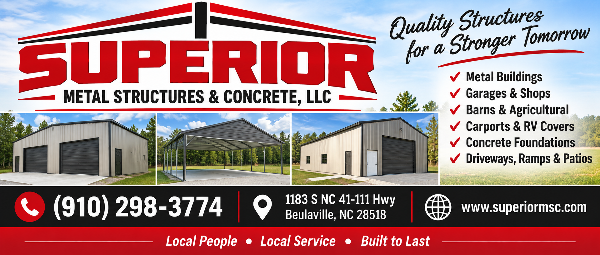 Superior Metal Structures & Concrete, LLC - Beulaville, NC