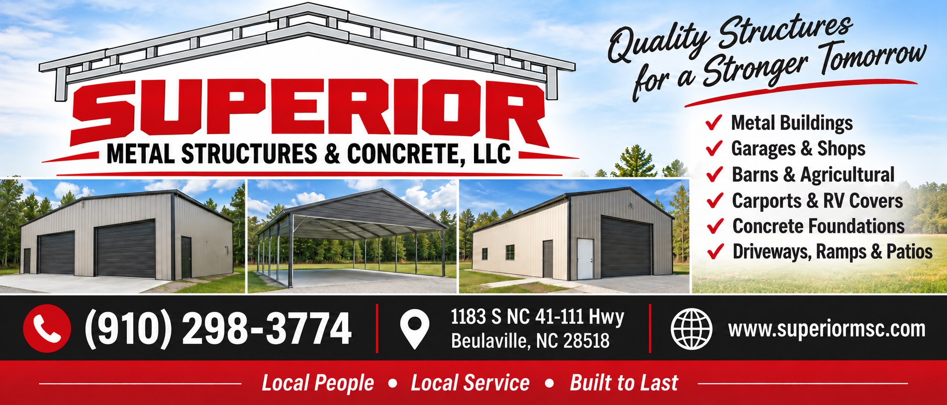 Superior Metal Structures & Concrete, LLC - Beulaville, NC